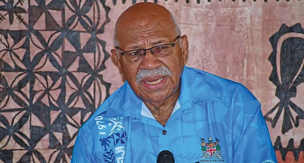 Prime Minister and commission chairperson, Sitiveni Rabuka.   Photo: Office of The Prime Minister