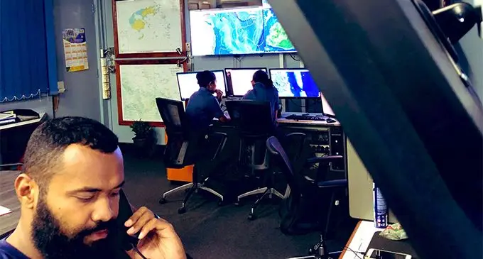 The Fiji Maritime Surveillance Rescue Coordination Centre on alert earlier this evening, June 17, 2019. 