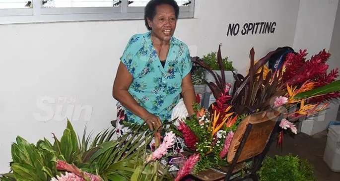 Florist Lomani Turgabeci. Photo: Mereleki Nai