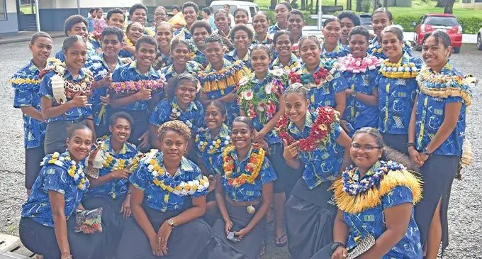 WeetBix Raluve Under-18 champions Natabua High School during their vakacirisalusalu on November 12, 2022. Photo: Waisea Nasokia