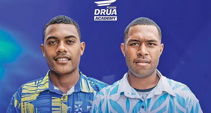 From left: Seremaia Salikikoro and Sefanaia Naqama. Photo: Fijian Drua