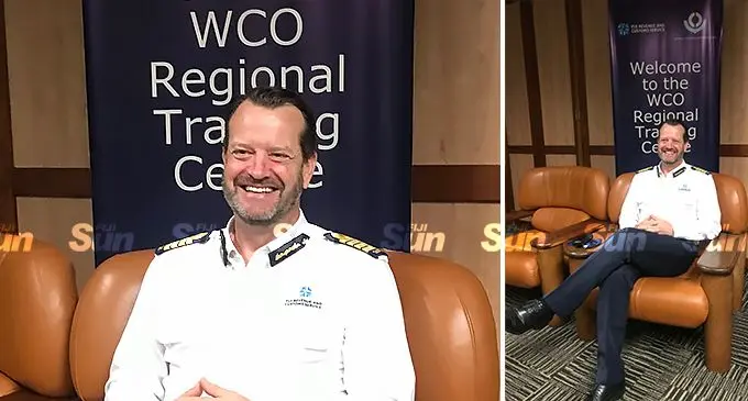 Fiji Revenue and Customs Service chief executive officer, Mark Dixon, held his first media engagement on January 28, 2022, in Suva. Photo: Frederica Elbourne