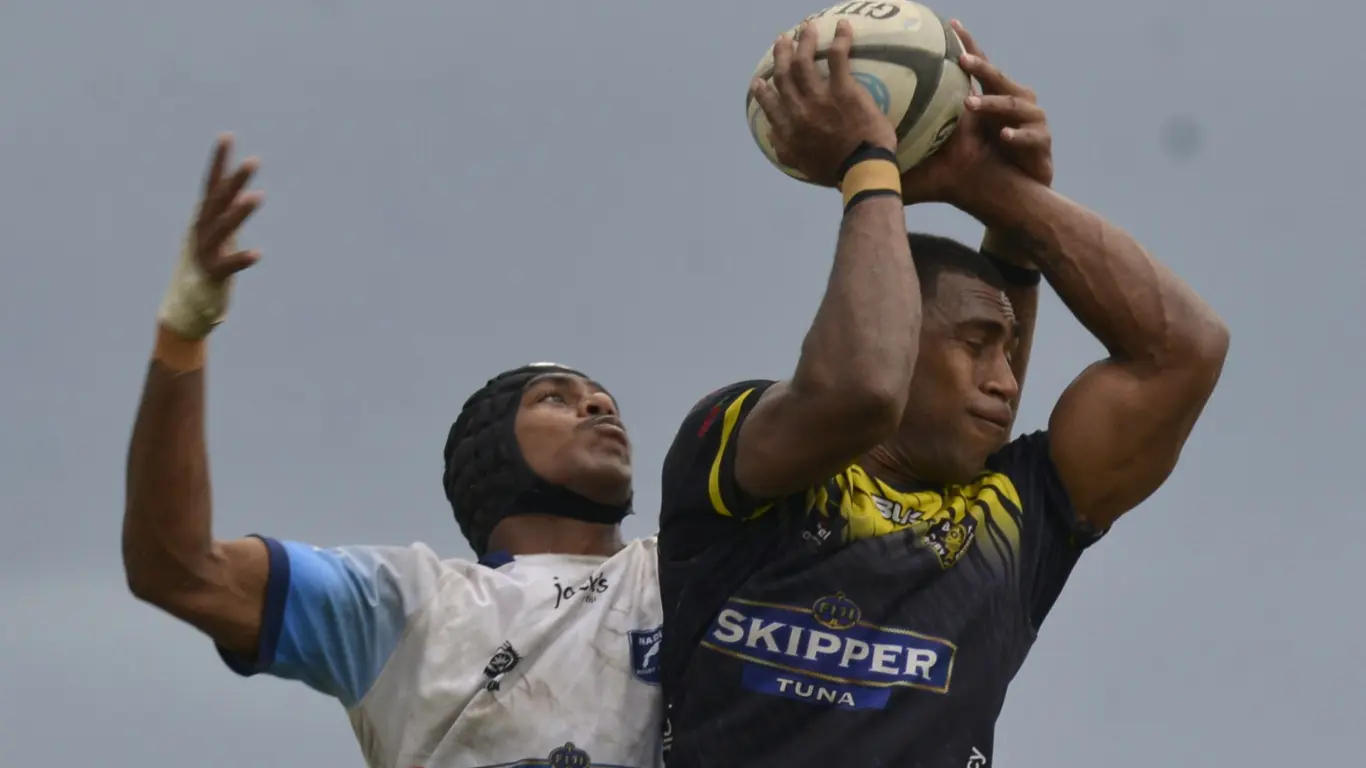 Action between Nadi and Ba during their Skipper Cup quarter-final match at King Charles Park, Nadi on October 17, 2026.