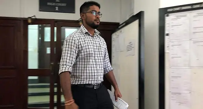 Accused Rajiv Krishnan Padyachi, 30, outside the High Court in Suva on November 18, 2019. Photo: Ashna Kumar