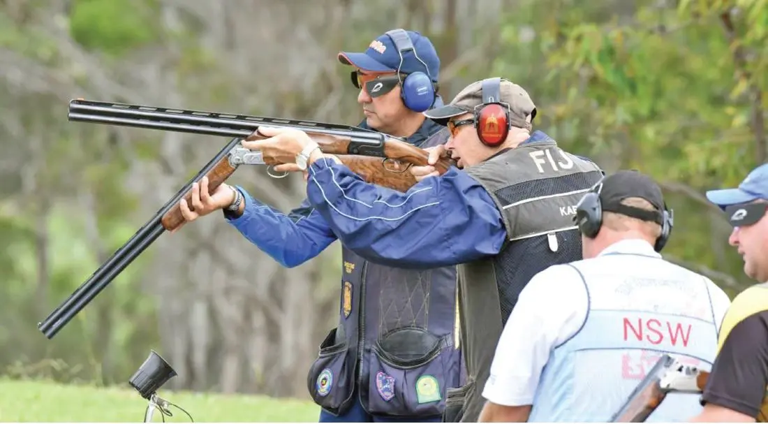 Team Fiji shooter Glen Kable during a competition in Northern New South Wales in Australia for the NSW title. Kable was the last shooter to represent Fiji in international events. Photo: Manning River Times