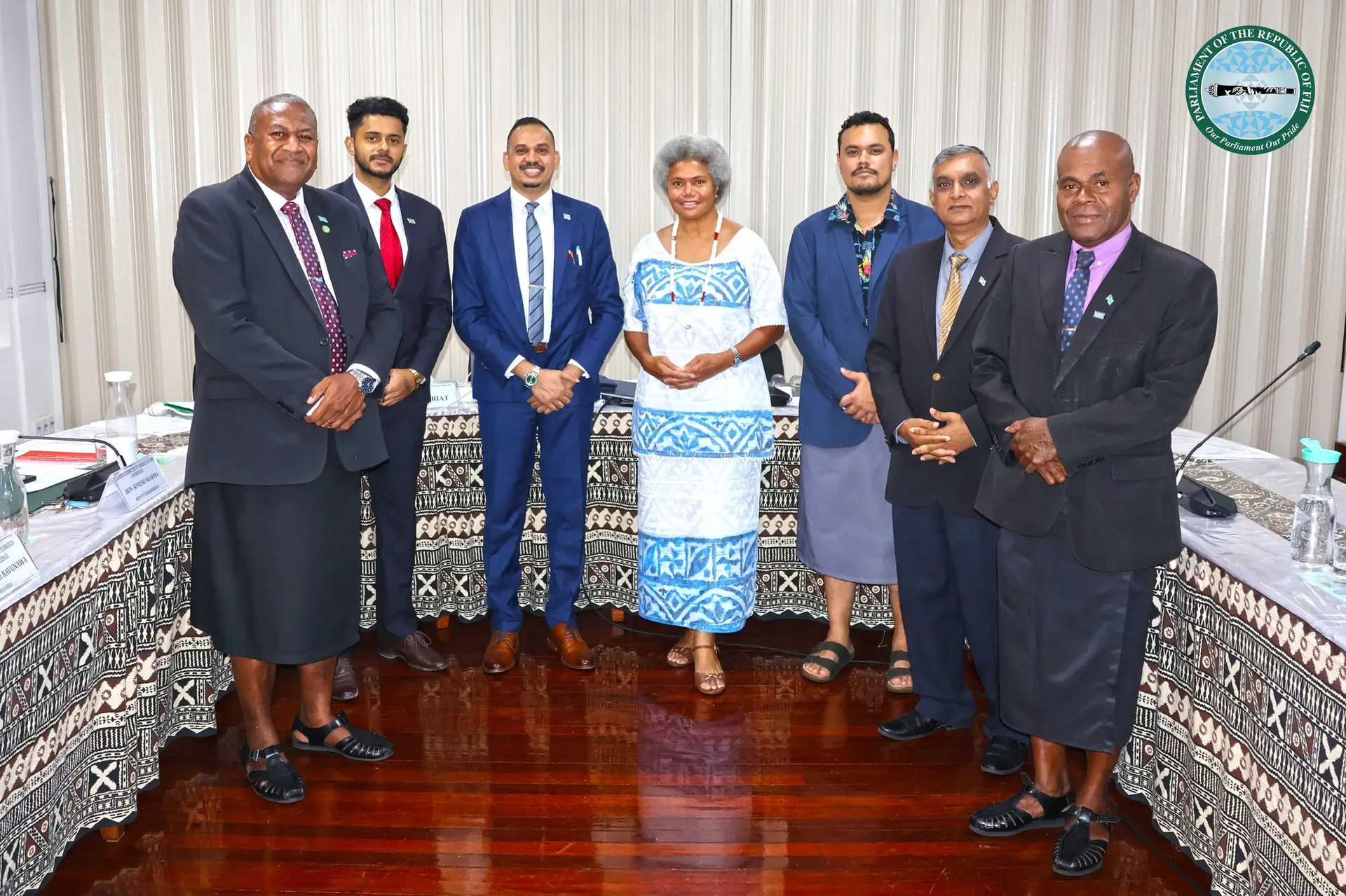 Members of the Standing Committee on Foreign Affairs and Defence with representatives from the Ministry of Environment and Climate Change in Parliament on February 23, 2026.jpg