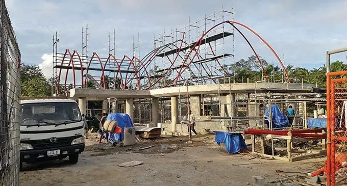 Api Tonga building under construction in Suva. Photo: Inoke Rabonu.