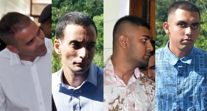 L-R: Marc Winston Tijinkonkoen,Shaneil Suresh Autar ,  Roshneel Kumar and Pravishek Kartik Narayan PHOTO: Salote Qalubau