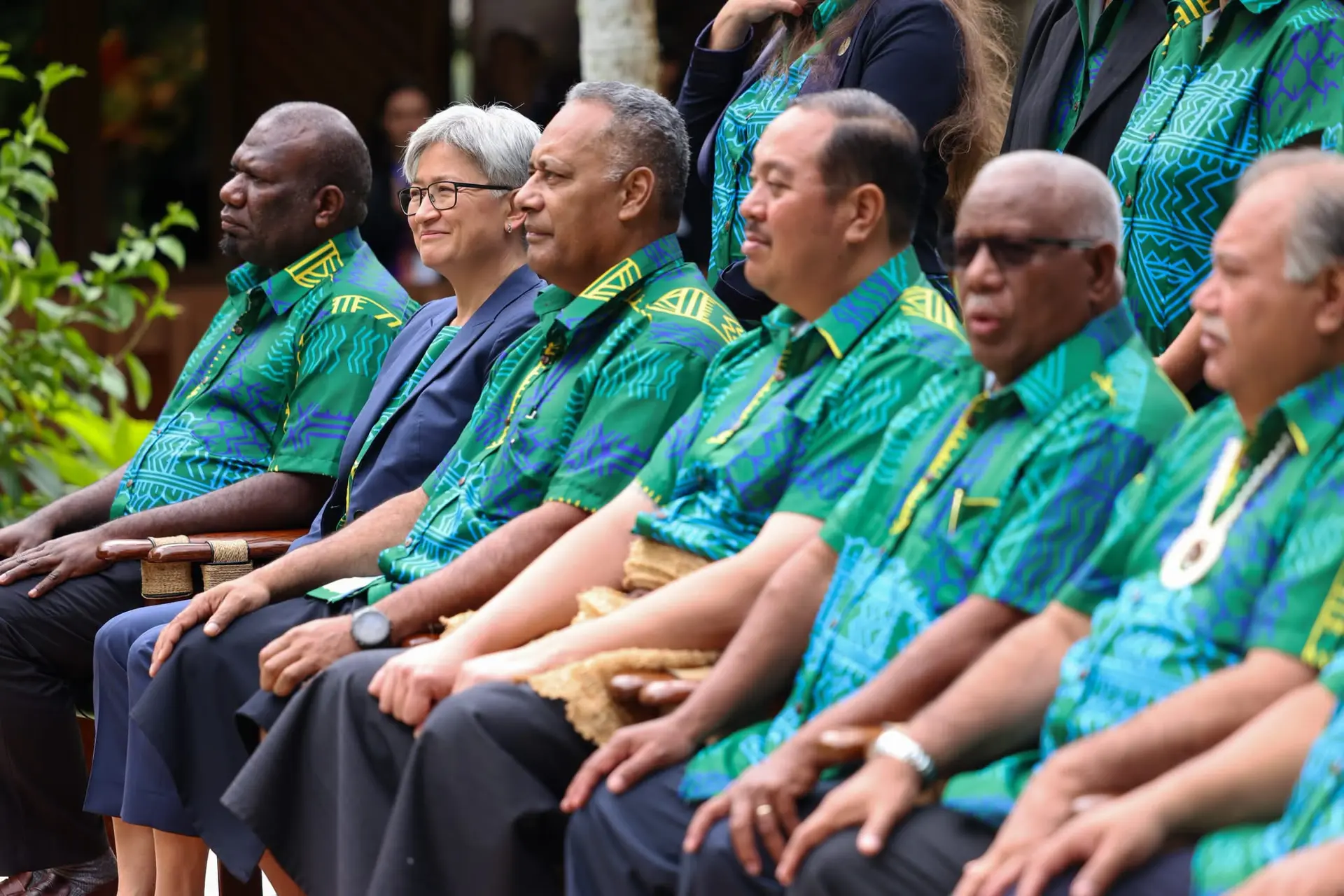 Foreign ministers of the Pacific Islands Forum.