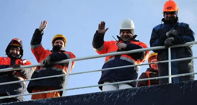 Seafarers struck out at sea.