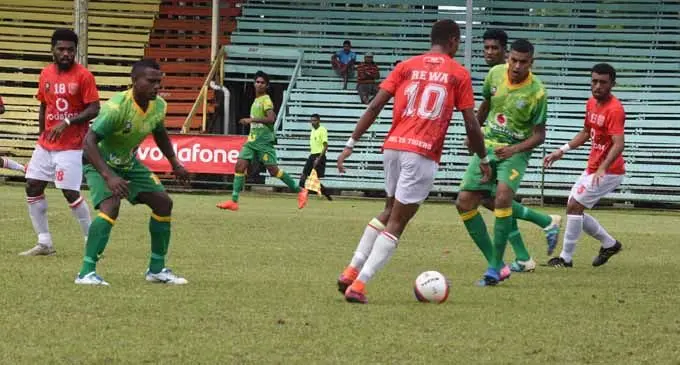 Action from the Rewa and Nadi game. Photo: Losirene Lacanivalu