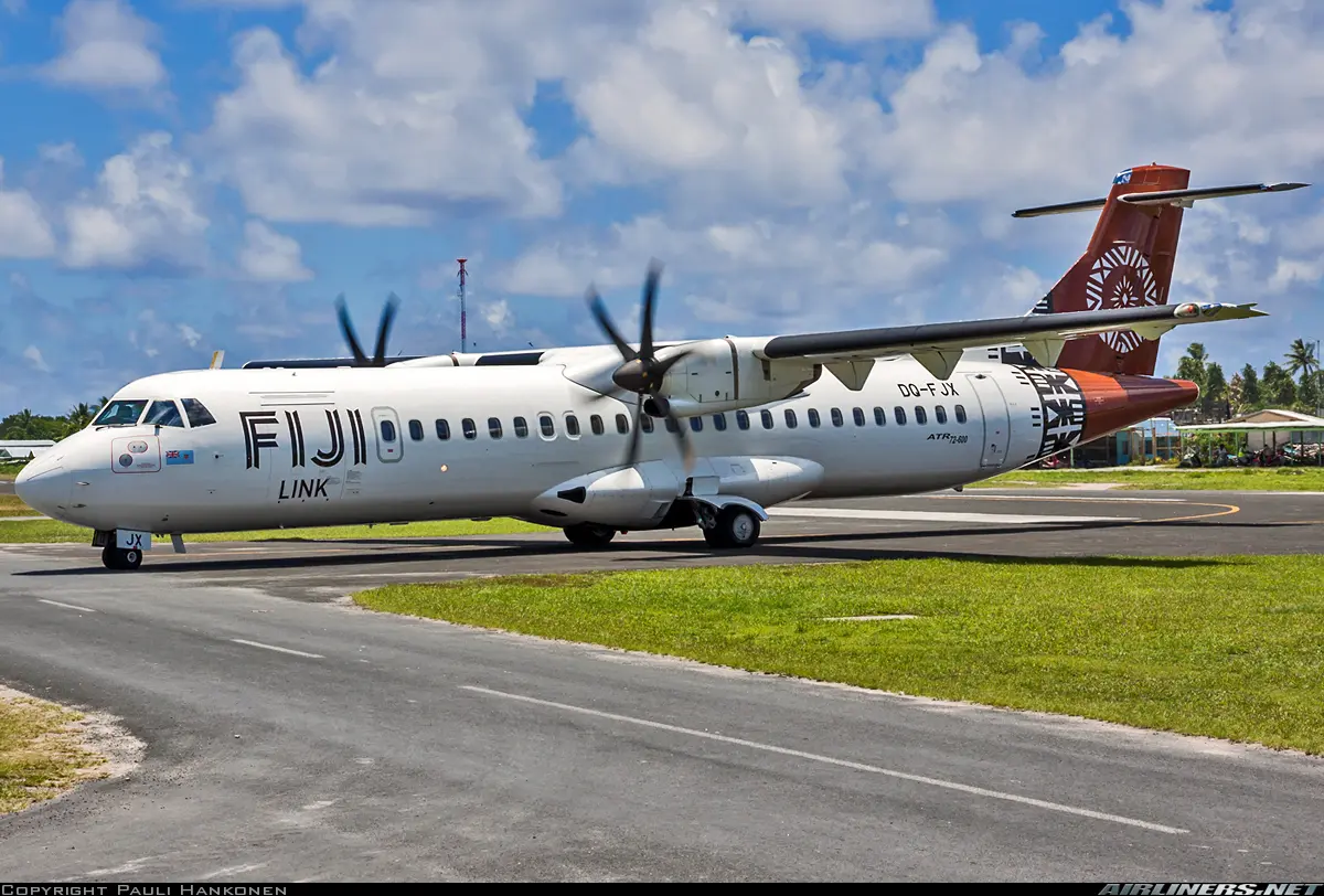Fiji Link's ATR 72-600 aircraft.