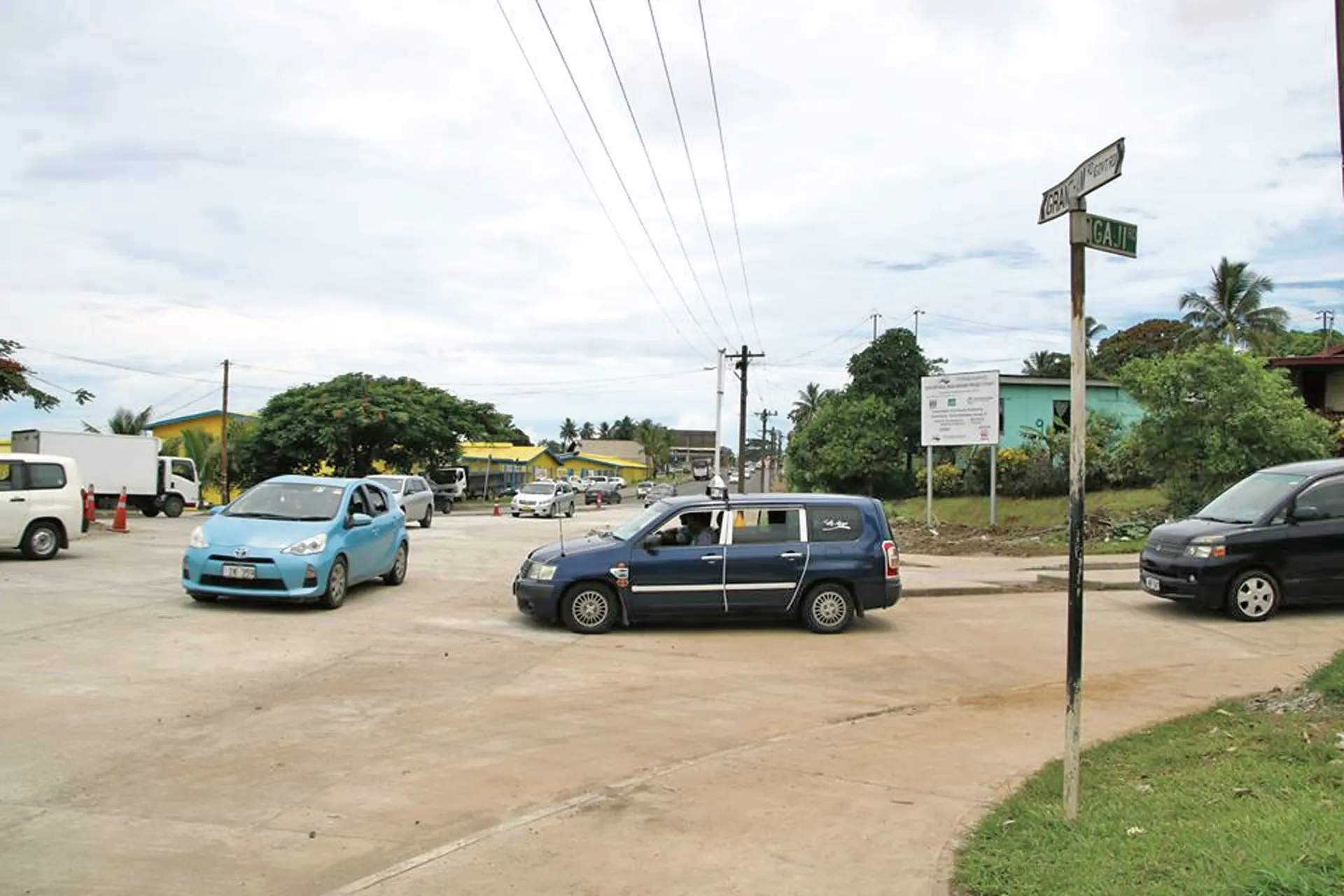 Gaji / Grantham Roundabout. Photo: Facebook/ Fiji Roads Authority