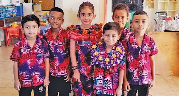 Six of the 28 students graduates of Ba Muslim Kindergarten. Photo: Bibi Kaka
