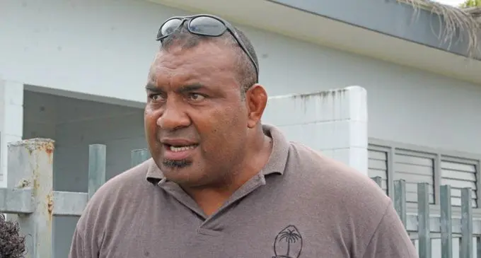 Fijian Under-20 rugby head coach Kele Leawere talks to the media during the trials in Suva on February 6, 2019. Photo: Grace Narayan