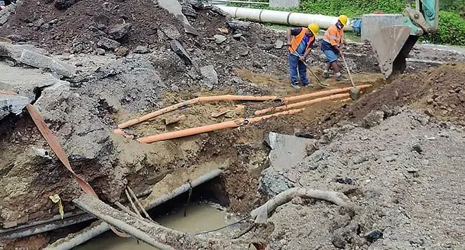 4 Mile Bridge works currently underway. Photo Source - WAF FaceBook Page.