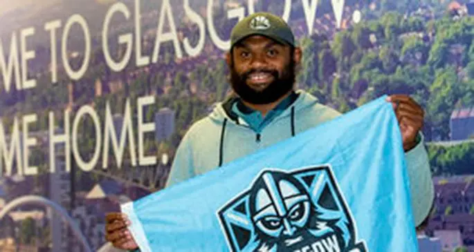 Welcome back... Leone Nakarawa is back for Glasgow Warriors but not yet match ready. Photo: The Scotsman