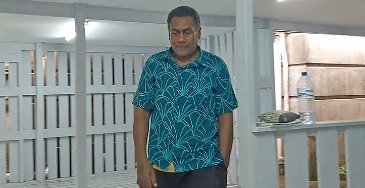Tomu Lagilagi outside the Magistrates Court in Suva on April 18, 2023. Photo: Ashna Kumar
