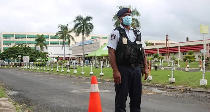 Police Constable Paul May at the Lautoka hospital.  Photo: Nicolette Chambers.