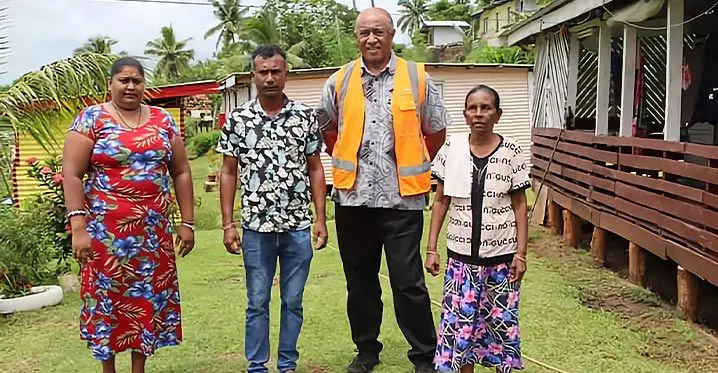 Minister for Public Works, Transport and Meteorological Services, Ro Filipe Tuisawau, visited the Soasoa Indian Community in Labasa to listen to their water problems and looks at ways to address this on February 7, 2023. Photo: Sampras Anand