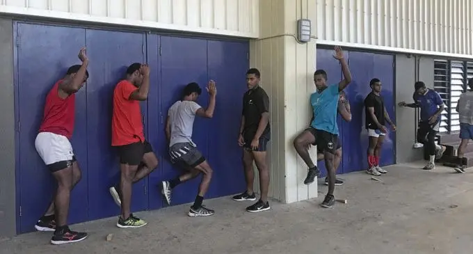 Fijian U20 rugby squad’s first trials at the FMF gymnasium in Suva on January 30,2019. Photo: Ronald Kumar 