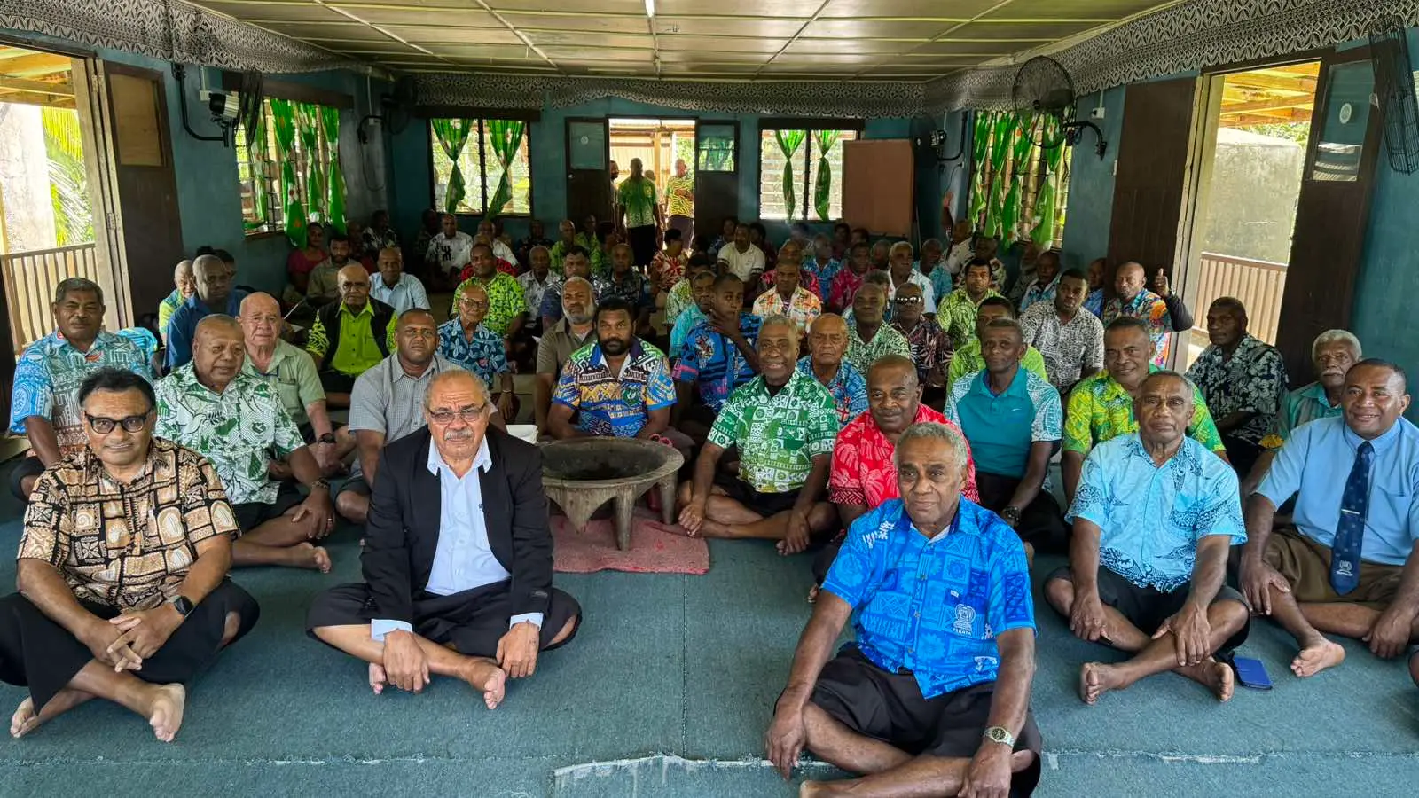 Members of the commissions along with Villagers of Nadaro in Tailevu on June 17, 2026. 
