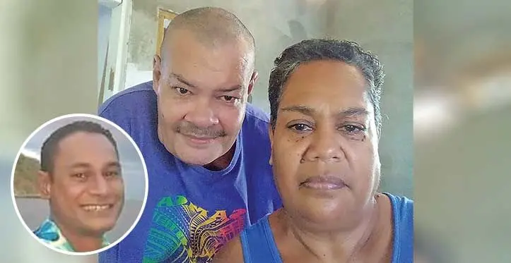 Jefferey Black and his wife Teresa Black. Inset: Cornelius Zephaniah Black (still missing)