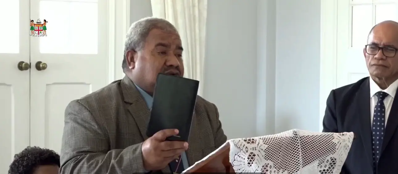 Mr Saukuru took his oath before President Ratu Naiqama Lalabalavu at State House in Suva today.