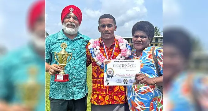 From left: Nirmal Singh Cheema, Manasa Katonivere and Nanise Katonivere. Photo: Sosiveta Korobiau 