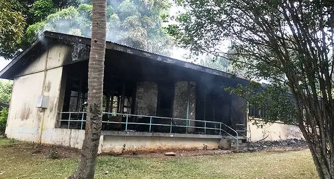 The remains of Bulou Lele Vereivalu’s residence.