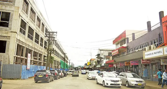 The northern end of the main street at Nausori Tow Photo: Ronald Kumar