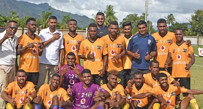 Tavua football team at Subrail Park on March 2,2019. Photo: Laisa Lui