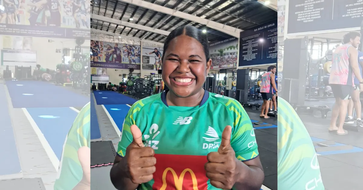 McDonald’s Fijian Drua’s Elesi Saukuru. Photo: Waisea Nasokia