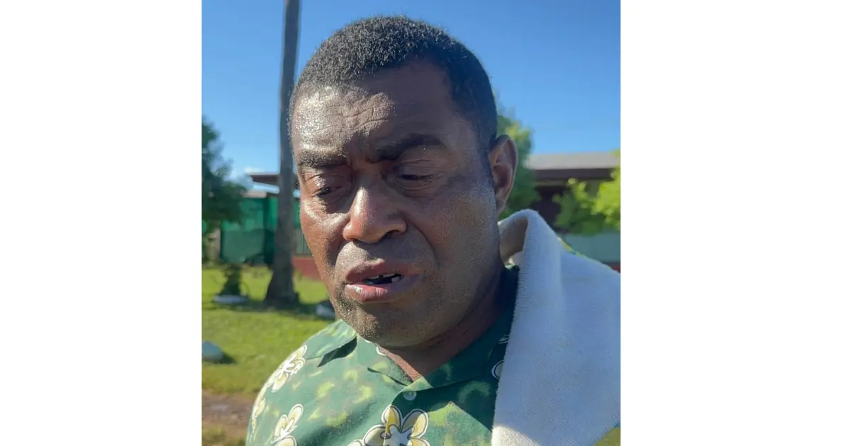 Nagado Village headman, Irami Bokoi on July 5 , 2026. 