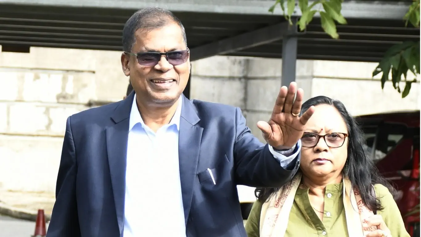 Former Deputy Prime Minister Biman Prasad outside the High Court in Suva on August 10, 2026.  