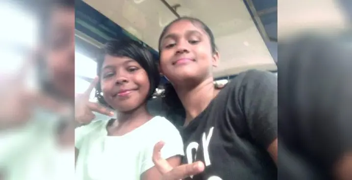 Shanaya Chand, 9 and Shania Sreya, 15.