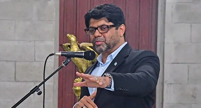 Attorney-General Aiyaz Sayed-Khaiyum during the vigil at the Holy Trinity Anglican Cathedral in Suva on April 24, 2019. Photo: DEPTFO News