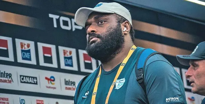 Tighthead prop Luke Tagi.