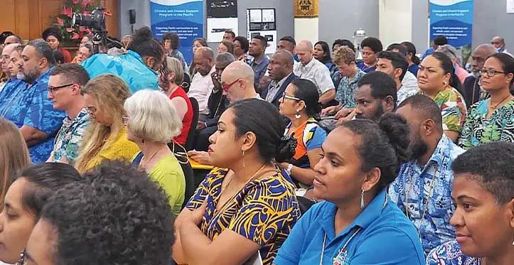 Participants of the Pacific Islands Conference on Ocean Science and Ocean Management at the Tanoa International Hotel in Nadi on September 11, 2023. Photo: SPC