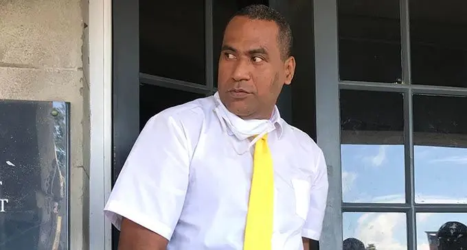 Viliame Katia outside court on July 6, 2020. Photo: Ashna Kumar