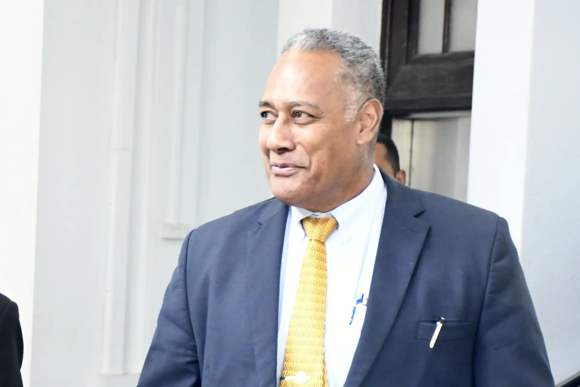 Minister for Foreign Affairs and External Trade Sakiasi Ditoka. 