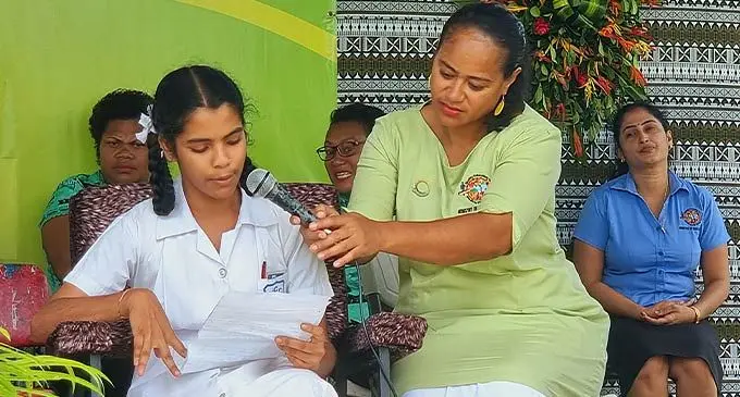 Nadogo Central College Year 13 student, Darshani Darshika Chand. Photo: Sampras Anand