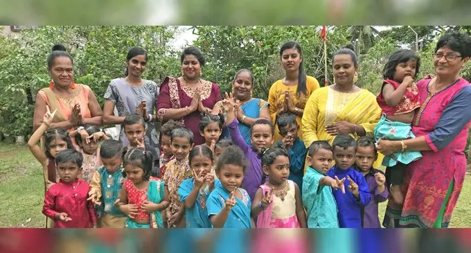 Students and teachers of Rainbow Child Care Centre in Labasa celebrated Diwali on October 24, 2022. Photo: Shratika Naidu.