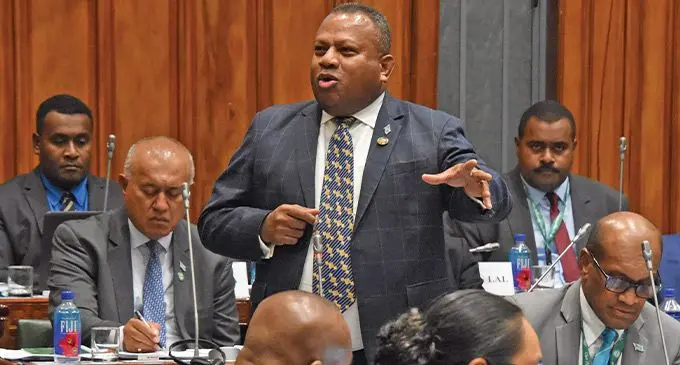 Leader of Opposition Inia Seruiratu 