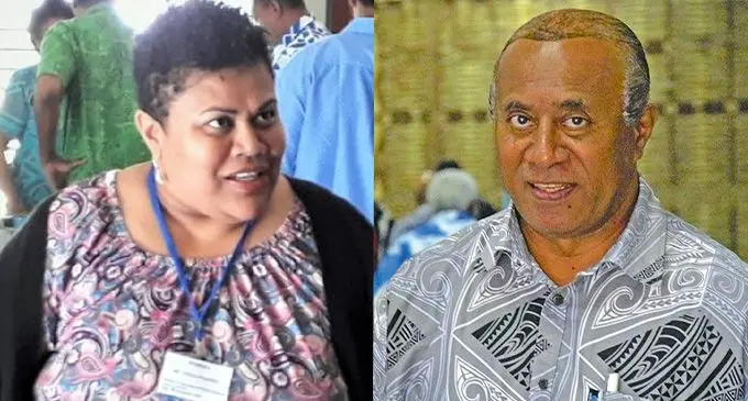 Tanya Waqanika and Ro Filipe Tuisawau.