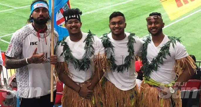 Fiji fans at BC Place Stadium in Vancouver. Photo: Asuad Ali