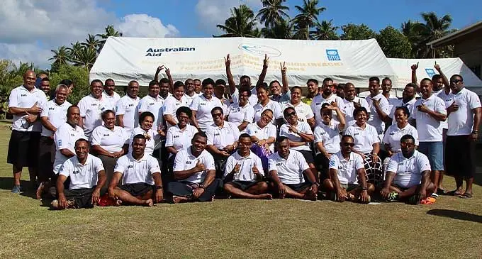 REACH Team in Rotuma. Photo: Josefa Babitu