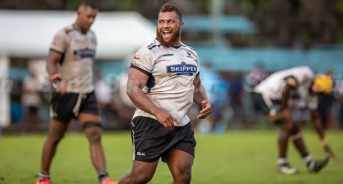 Fijian Drua prop Jone Koroiduadua. Photo: LEON LORD