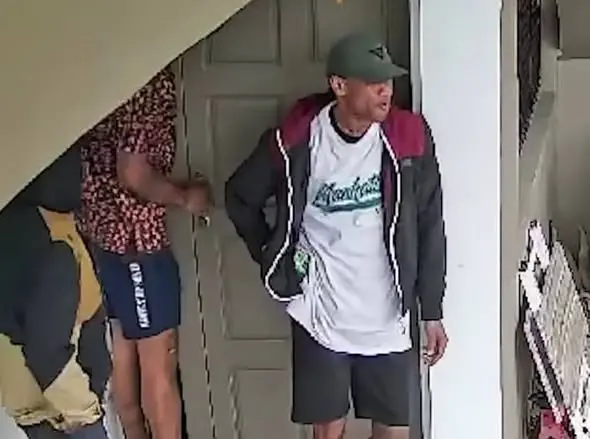 A break-in in the Nasinu area that was caught on CCTV camera.