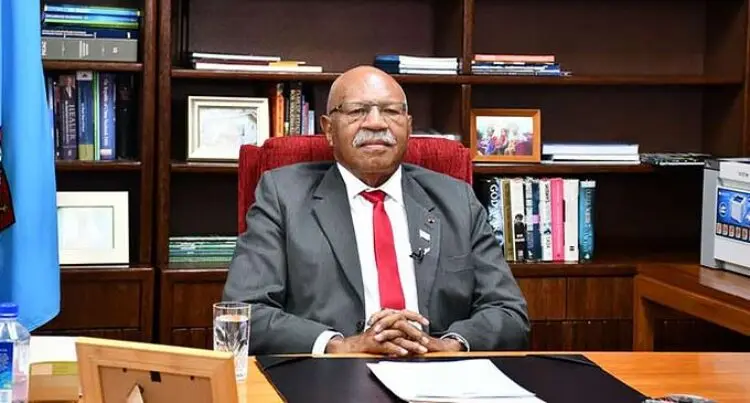 Prime Minister Sitiveni Rabuka 